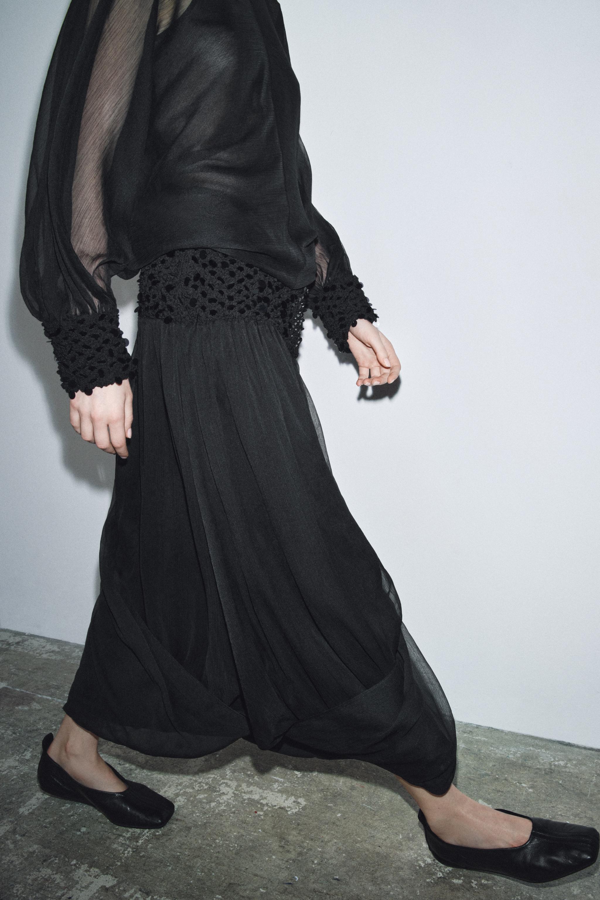 ZW COLLECTION SEMI-SHEER BLOUSE